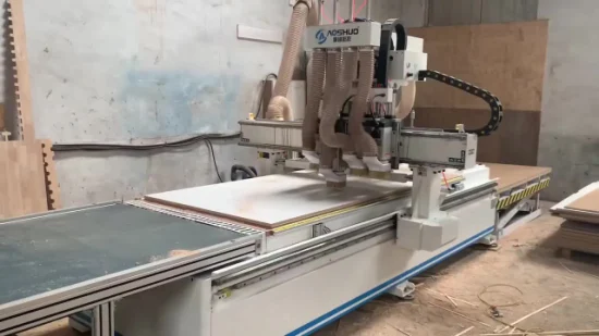 Buen carácter 1325 carpintería CNC enrutador máquina industria de muebles